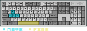 Controls KeyBoard SpaceShooter 3